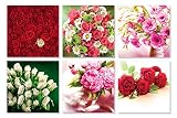 Belles fleurs n° 08 – Cartes postales de haute qualité sans texte à l'intérieur