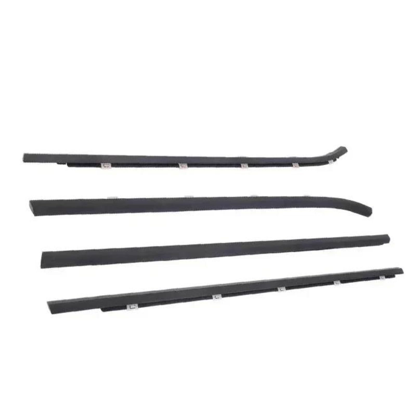 Jbpihzt One Color 822102L000 4 Pieces Black Outside Windows Rubber For Hyundai I30 2008-2011 Glass Protector Weatherstrip