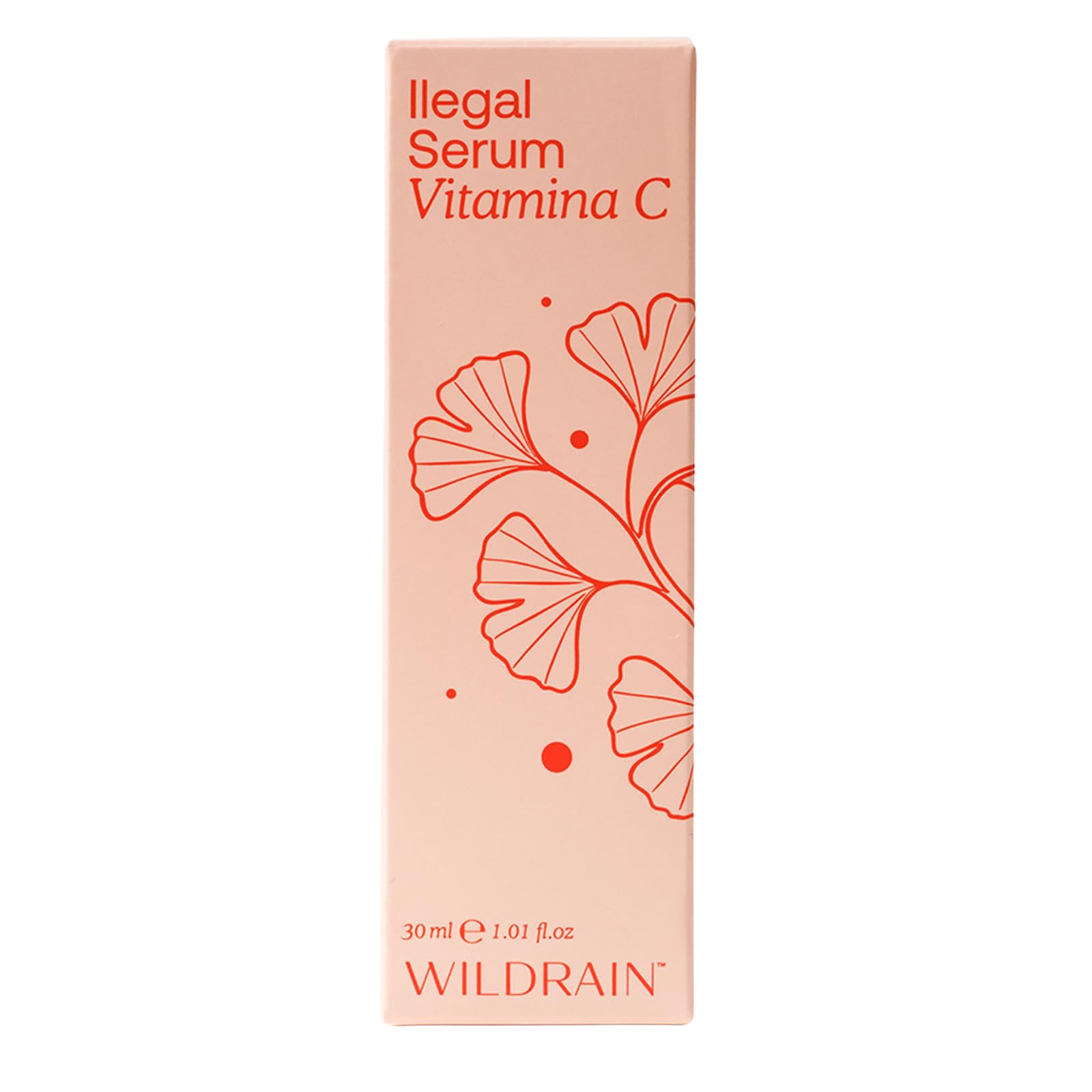 Wild Rain Ilegal - Sérum Vitamina C Estable al 15% - Potente Antioxidante e Iluminador Facial - Tratamiento Antimanchas y Antiedad con Ácido Hialurónico - 30ml