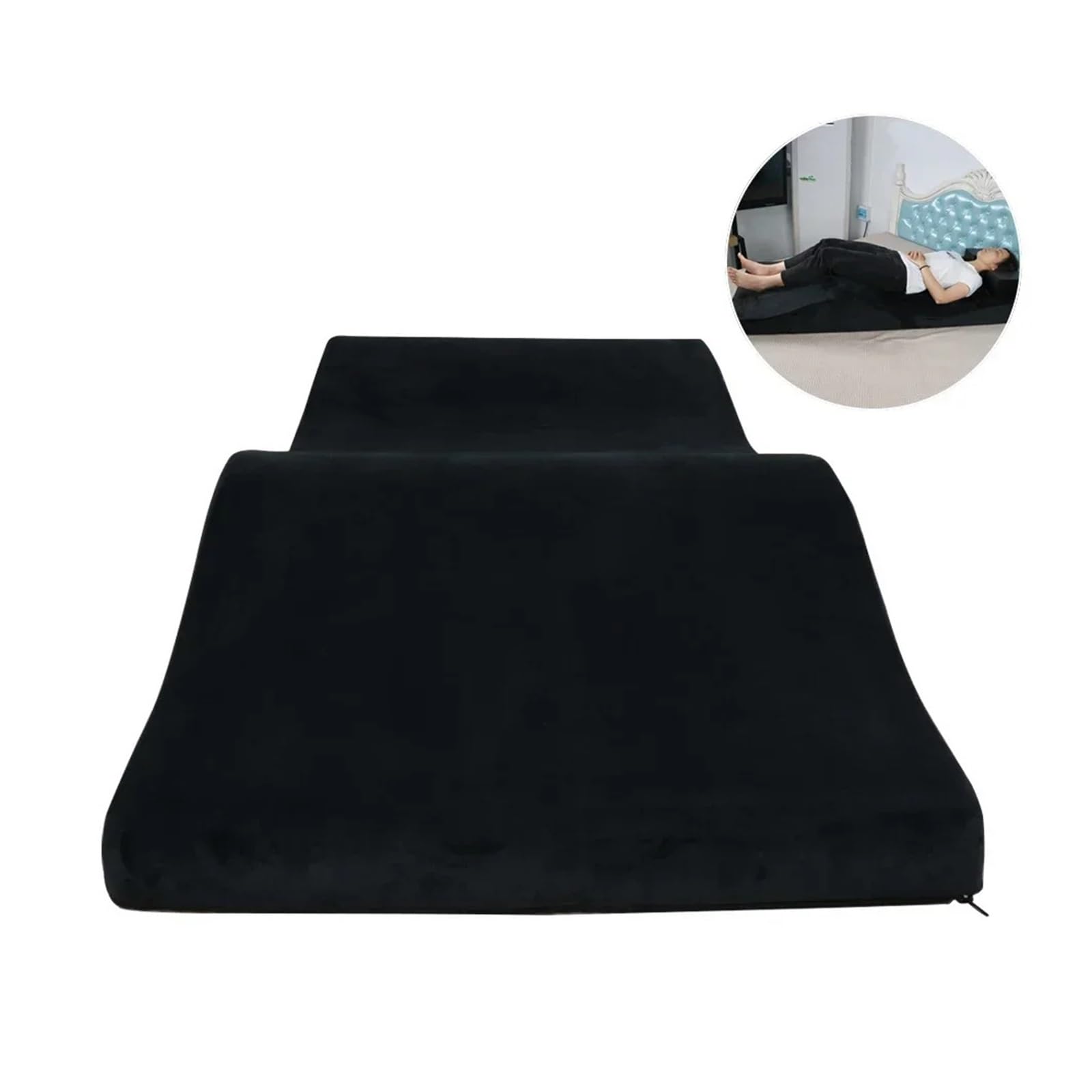 Topper Per Lettino Da Massaggio Curvilineo Materasso for letto con ciglia curve Beauty Lash Topper Mobili for camera da letto Modern Wave for salone di bellezza Per Il Lettino Da Massaggio(180 60cm)