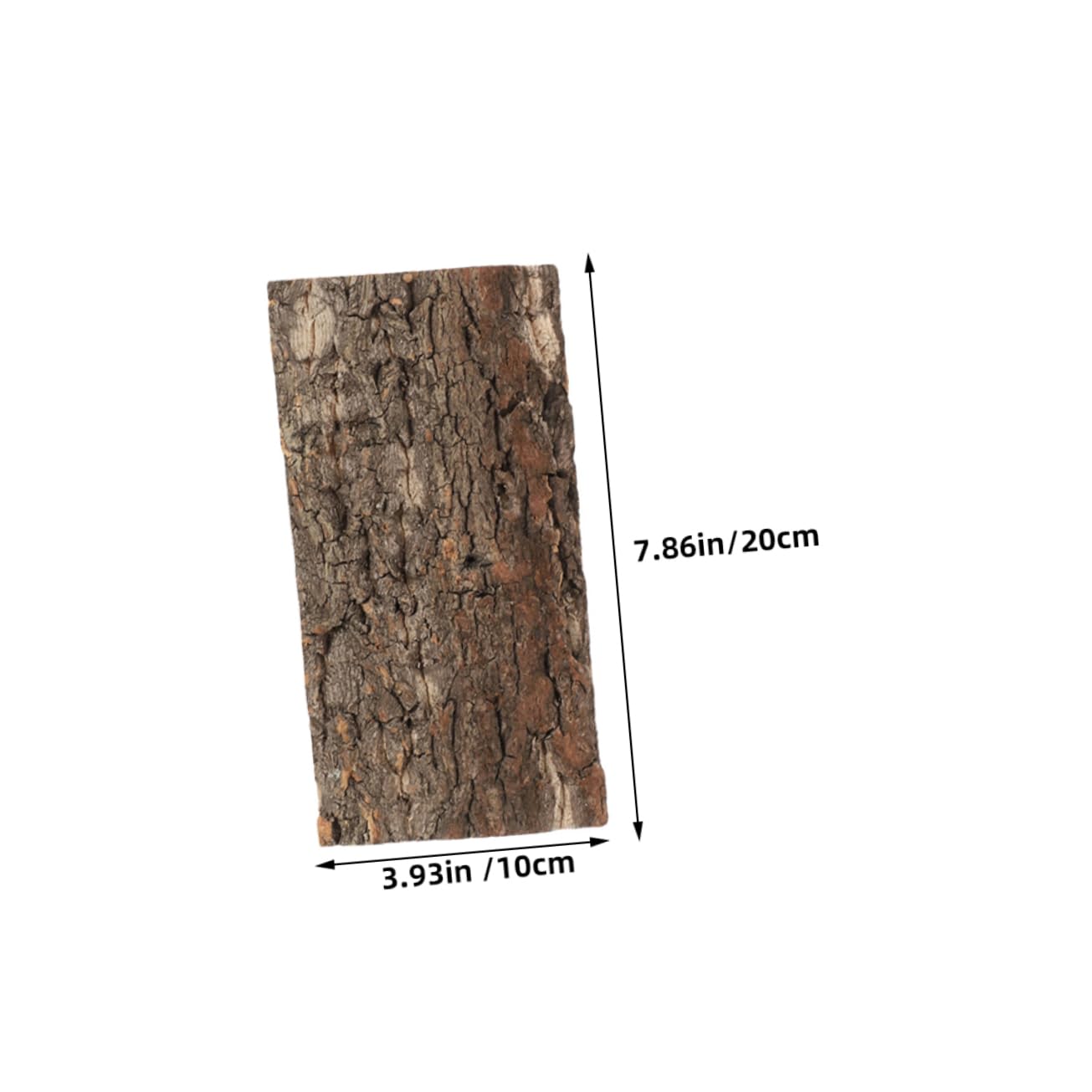 Toddmomy 3pcs Reptile Cork Bark Background Terrarium Decor for Fish Tank Reptile Tank Background Easy Install Safe Material