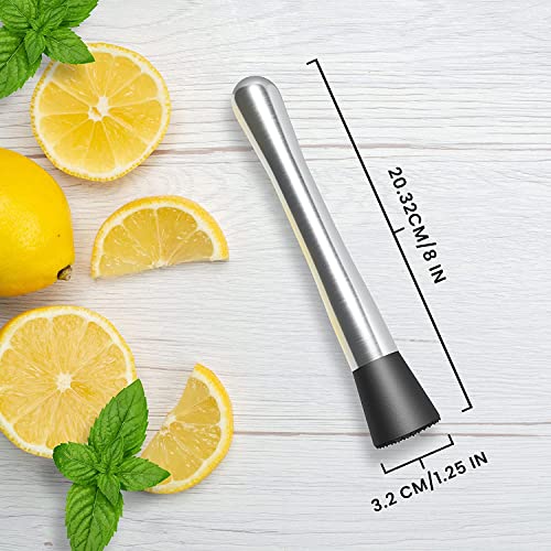 خلاط كوكتيل من الستانلس ستيل بطول 8 انش