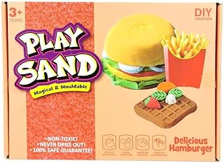 مجموعة رمل تفاعلي للأطفال من Next Store مع أدوات تشكيل – لعبة إبداعية مع تشكيلات متنوعة – مثالية للأطفال – آمنة وسهلة الاستخدام – تنمية المهارات الحركية والإبداع