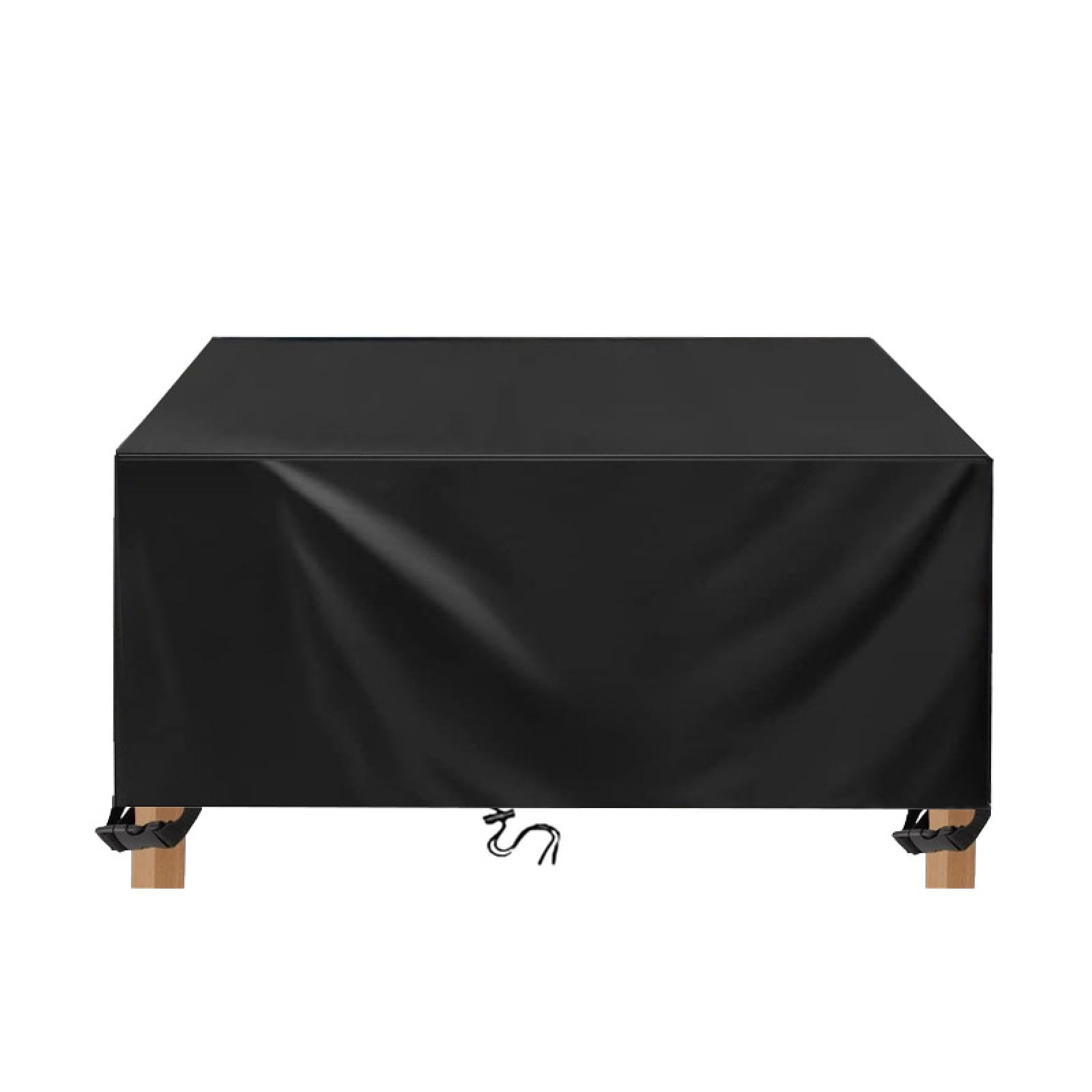 AEXOIO Outdoor Furniture Covers,Table Cover Waterproof 230x90x110cm/LxWxH 420D Oxford Anti-UV Tear-Resistant Square Garden Furniture Cover,Garden Table Covers Waterproof Rectangular,Easy Installation