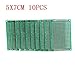 GFORTUN 10pcs 5cm x 7cm Double Sided Prototype Fiber Glass Universal PCB Circuit Board for DIY Soldering