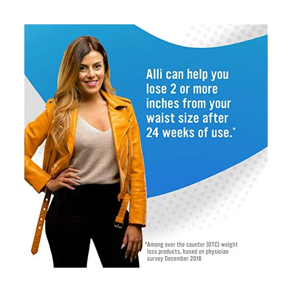 alli Diet Weight Loss Supplement Pills, Orlistat 60mg Capsules Starter Pack, Non prescription weight loss aid, 60 count(Pack of 1)