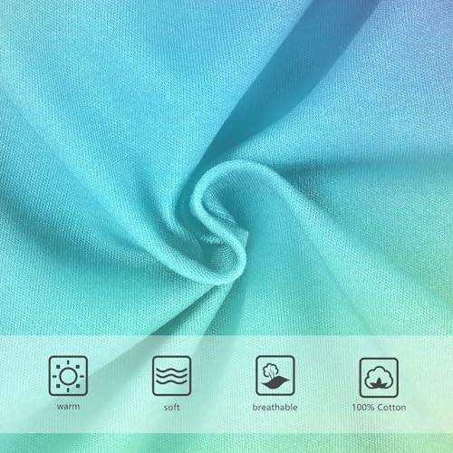 ODAWA Boys' Boxer Briefs Soft Prismatic Rainbow Gradient Cotton Boys Underwear Boys Boxer Briefs 5t3