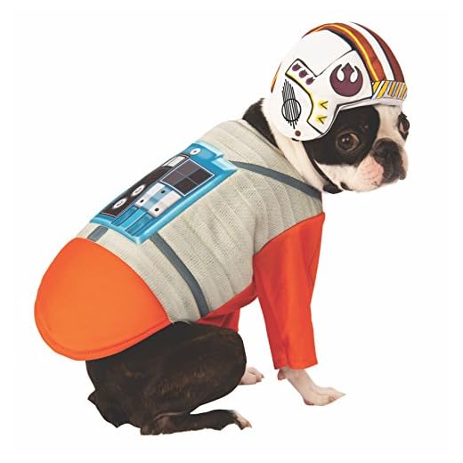 Rubies Star Wars X-Wing - Disfraz de piloto para Mascota, Talla pequeña