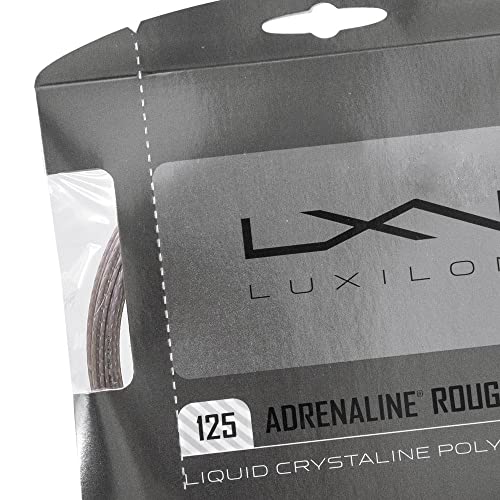 Corda Luxilon Adrenaline 16L 1.25mm Rough Cinza - Set Individual