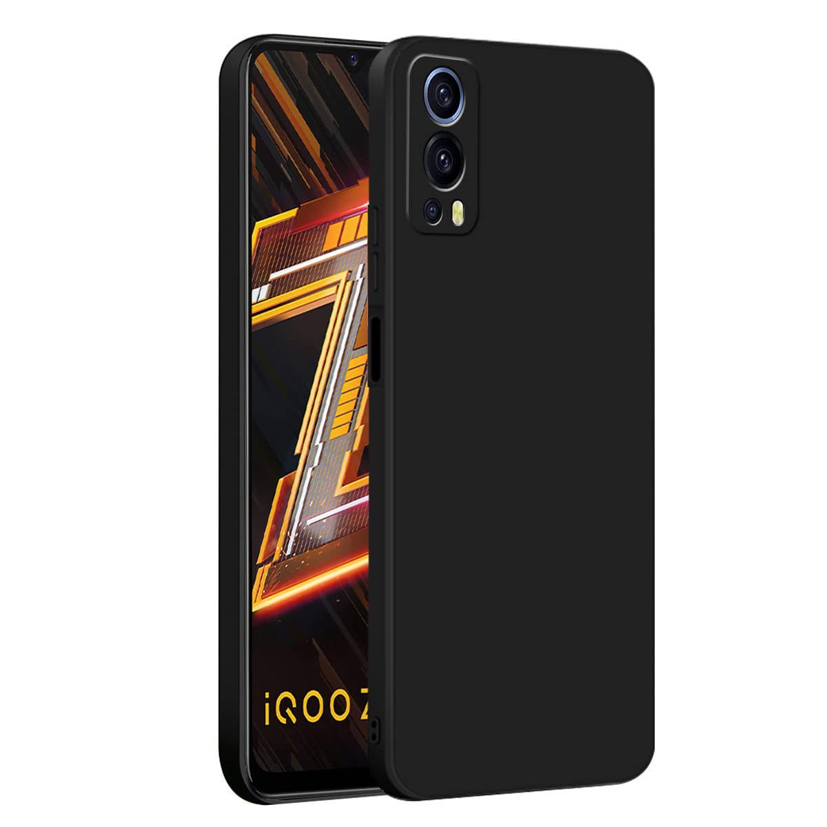 LIRAMARK Silicone Soft Back Cover Case for iQOO Z3 5G (Silicone Black) (B0BL15CBZ1) Amazon Price History, Amazon Price Tracker