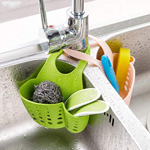 Yardwe -5 PCS Cozinha Casa de Banho Cestos Suspensos Armazenamento Mais Espesso Bolsas para Lavatóri