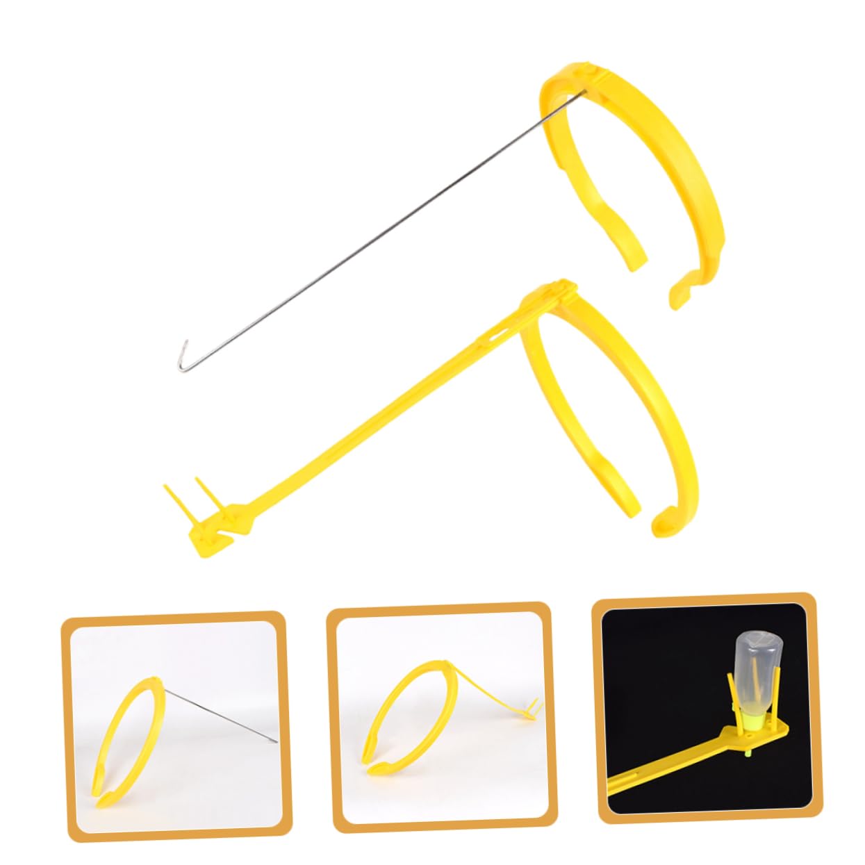2pezzi Supporto Artificiale Per Suini Clip Per Semplificata Inossidabile Strumento Pratico Per Allevamenti Suini
