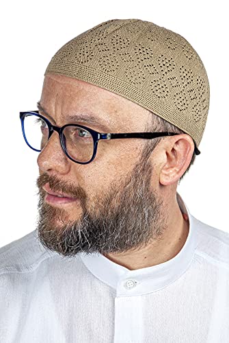 Image of ihvan online Turkish Muslim Kufi Hats for Men, Taqiya, Takke, Peci, Islamic Caps, Ramadan Eid Islamic Gifts
