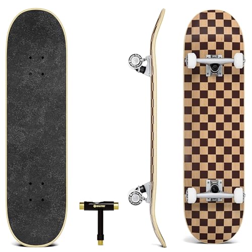 Image of Skatro - Pro Skateboard 31 inch Complete Skateboard. Skate Board Ages: Adults, Boys, Girls, Beginners, and Kids
