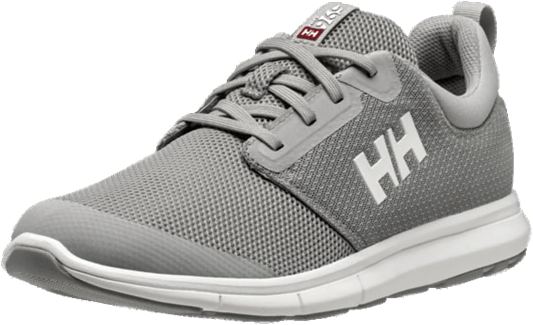 Helly Hansen Men's Feathering Shoes - Breathable Sailing Sneakers - Non-Marking Boat Footwear - Cushioned Shoes - Non-Marking Rubber Sole - Breathable Design with Lightweight Construction