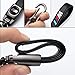 for BMW M Keyring, Leather Car Keychain Compatible with BMW M M2 M4 M5 M6 M8 X1 X2 X3 X5 X6 M135i M240i Z4 328i X7, Leather Keychain Lanyard for Car Key Fob Holder, Black