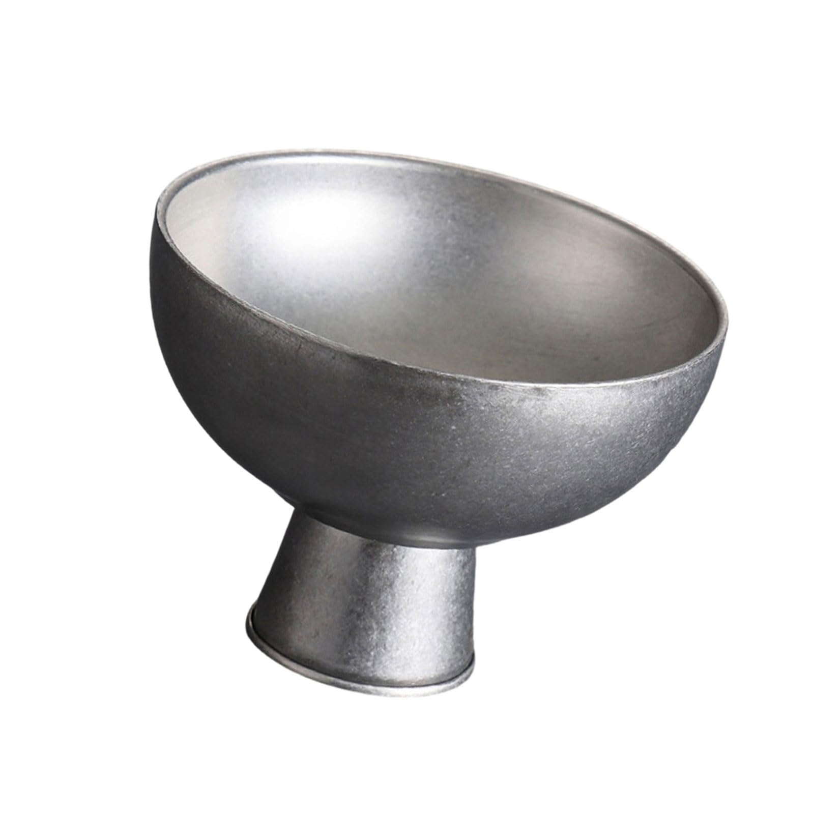 Elnwnnkc Retro Multipurpose Footed Stainless Steel Dessert Bowl Double Walled Ice Cream Puddings Serving Cup For Restaurants And Family Gatherings Ice Cream Serving Bowl