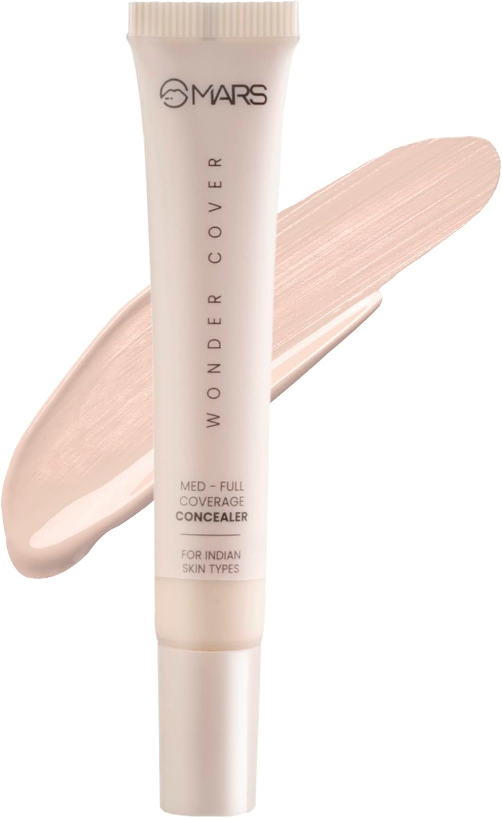 Mars Wonder Cover Liquid Light weight Concealer with Med-Full Coverage |Easily Blend able Concealer For Face Makeup | For Indian Skin Types | Shade No.- 04, 12ml