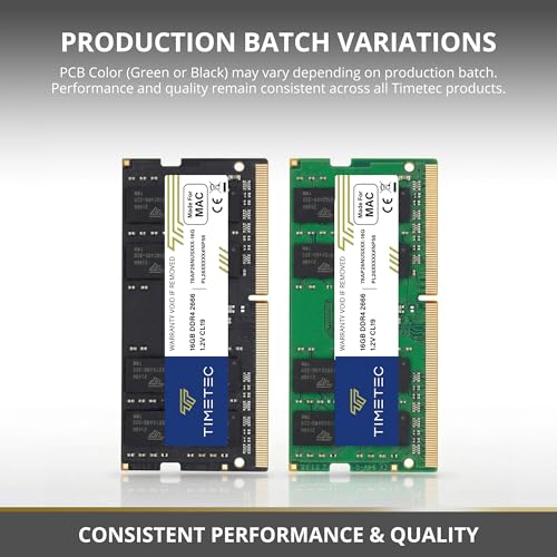 Image of Timetec 64GB KIT(4x16GB) Compatible for Apple DDR4 2666MHz for Mid 2020 iMac (20,1 /20,2) / Mid 2019 iMac (19,1) 27-inch w /Retina 5K Display PC4-21333 / PC4-21300 CL19 SODIMM Memory MAC RAM Upgrade