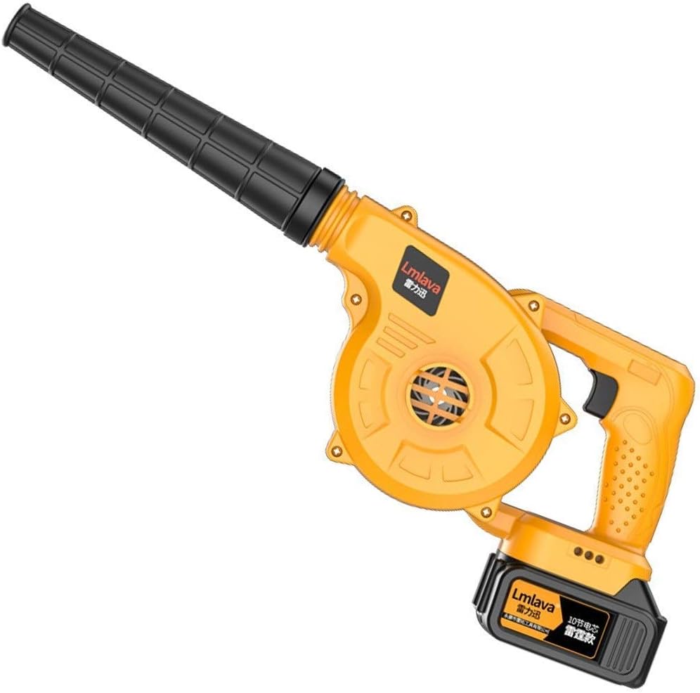 Convenient Electric Leaf Blower, 3-in-1 Cordless Blower Vacuum Apply to Blowing Leaf Clearing Dust & Small Trash Car Computer Host Hard to Clean Corner (Color : Battery2, Size : Standard) (Battery*2