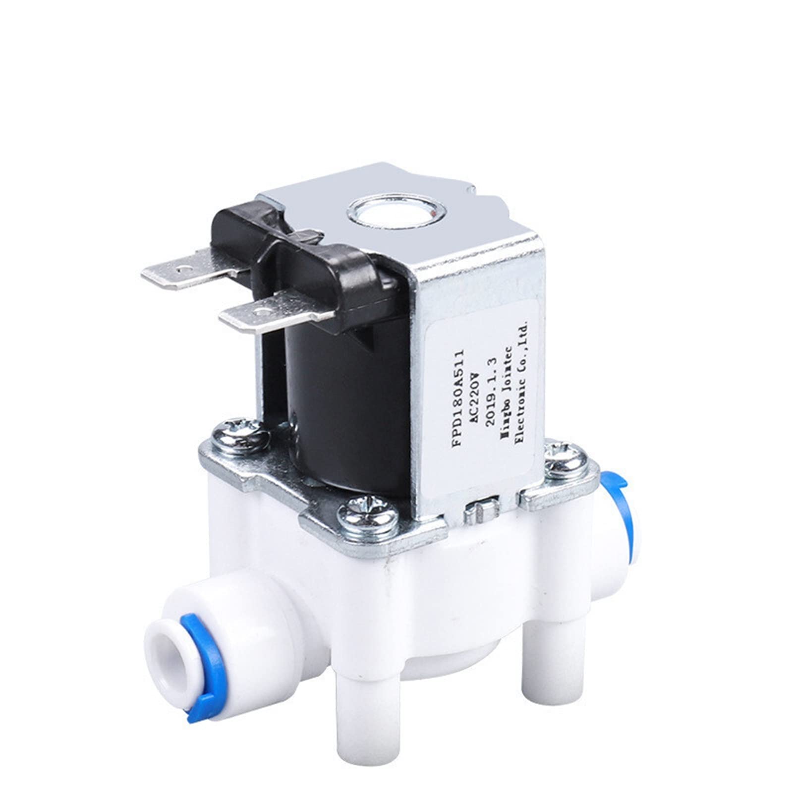 HDPHCRIUN 1/4 Quot; Normally Open Electric Solenoid Valve Magnetic DC12V 24V 36V Water Air Inlet Flow Switch Washing Machine Dispenser 1Pcs(12V-NORMALLY OPEN)