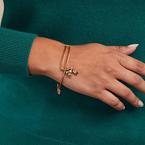 Alex And Ani Path Of Symbols Expandable Bangle For Women, A Promise To Yourself Bow Charm, Rafaelian Gold Finish, 2 To 3.5 In #TOP2