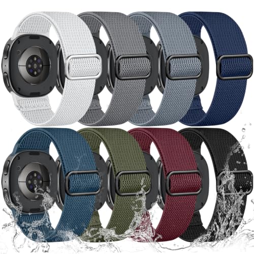 WJK-8Packs-Elastic-Band-for-Galaxy-Watch-89-4044mm8-Classic-46mm-Men WJK 8Packs Elastic Band for Galaxy Watch 8/9 40/44mm/8 Classic 46mm Men - Image 1