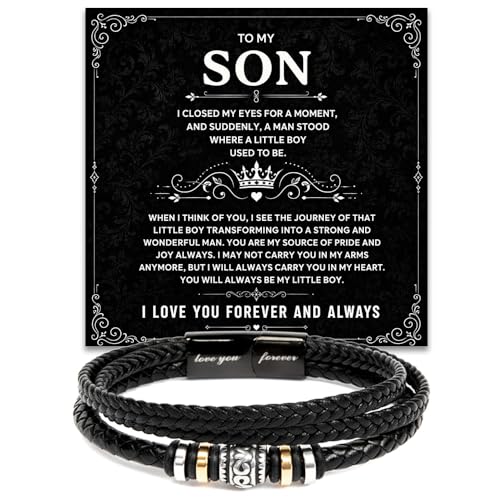 Pulsera para hijo regalo de cumpleaños Navidad y graduación especial