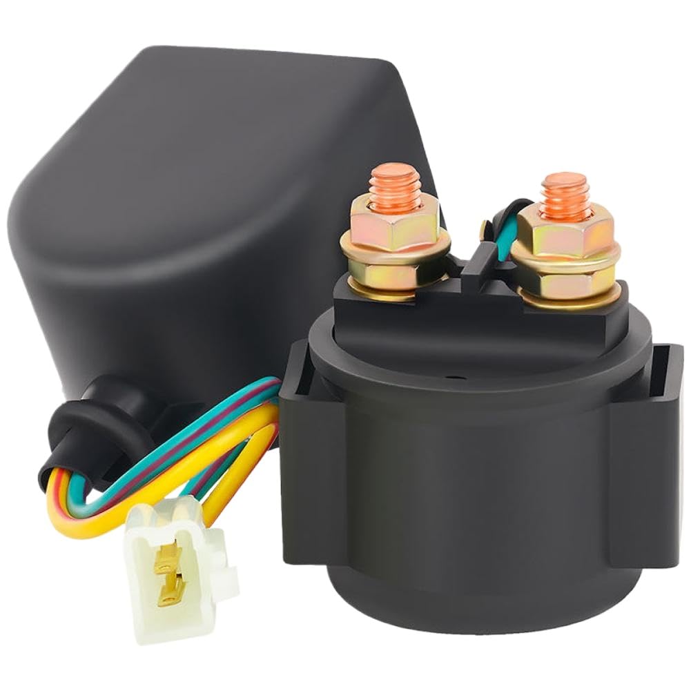 Relé de solenoide de arranque de 12 V Compatible con piezas de motocicletas automotrices para 125 600 MOTO-4 200 350 50 YFM50 80 YFM80 SRX250