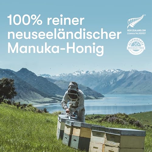 New Zealand Honey Co. Manuka Honig MGO 400+ | 500g Quetschflasche | Aktiv und Roh | Hergestellt in Neuseeland | Zertifiziertem Methylglyoxal Gehalt | 500g