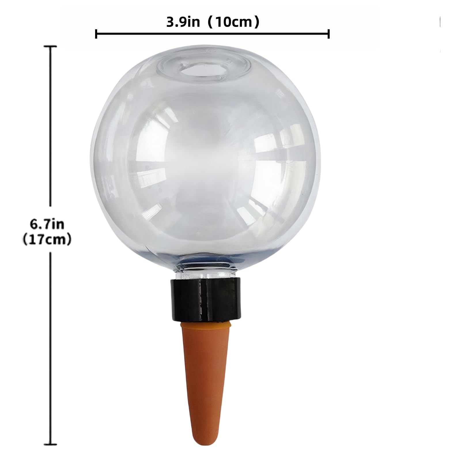 Generisch Bewässerungskugeln für Pflanzen 500ml (8 Stück), Wasserkugeln Für Pflanzen, Transparente Automatische Gießkugeln für Zimmerpflanzen, Balkon & Garten | Ideal für Urlaub, Büro & Alltag