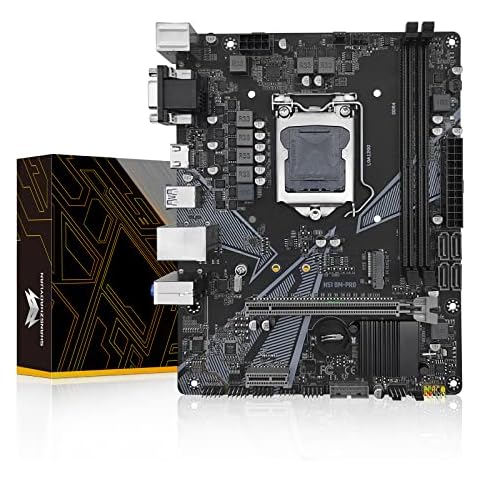 SHANGZHAOYUAN H510M PRO Motherboard LGA 1200 Socket Support 10th and 11th Gen Series Processors (Micro ATX, Dual-Channel DDR4, SATA 6Gbps/s, USB 3.0, NVME M.2, PCIe 3.0, Gigabit LAN) Cover