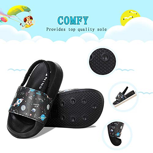 Image of WateLves Toddler Boys Girls Slides Sandals for Swim Beach Kids Water Shoes Casual Summer Slippers