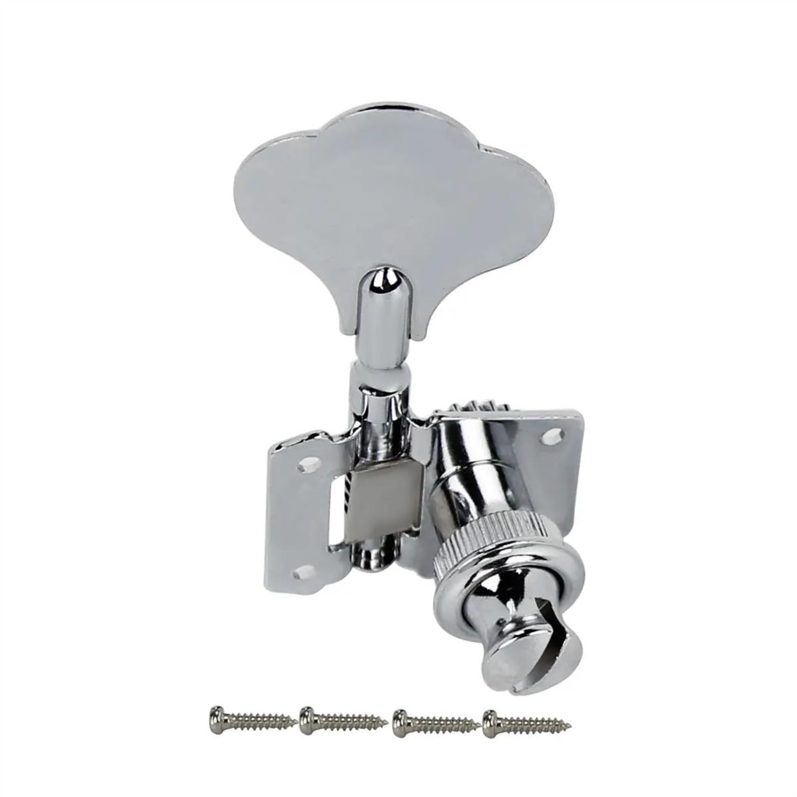 Gitarren Saiten Stimmwirbel Stimmgerät 5 Stücke Vintage Open Bass Mechaniken 4L 1R Tuning Pegs Schlüssel Chrom Für 5 Saiten Bass Gitarre