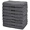 NatureMark NM-HT0860 badstof handdoeken, 8-pack, 50 x 100 cm, 100% katoen, roze, 50 x 100cm