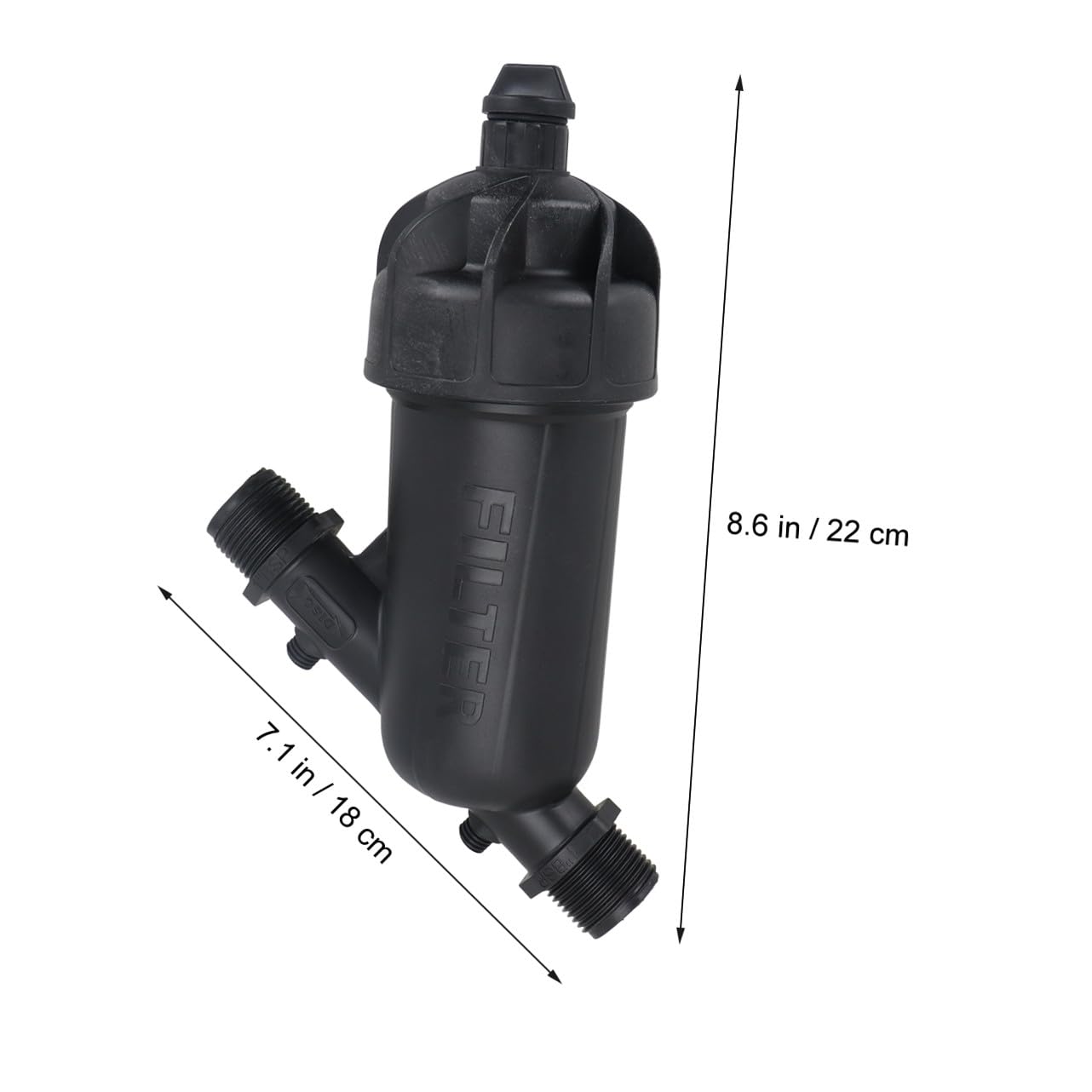 Hemobllo Lot De 3 Filtres Pour Pulvérisateur D'Irrigation Filtre À Tamis Pour Jardinage Filtre À Tamis En Maille De 3/4 Pouce Noir