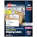 Avery Weatherproof Mailing Labels, TrueBlock Technology, Permanent Adhesive, 2" x 4", Box of 500, Case Pack of 5 (5523)