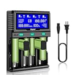 9V 18650 Rechargeable Battery Charger, Universal Battery Charger for 18650 AA AAA C D 9V 26650, Household Li-ion Nimh…