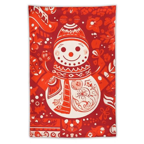 Tapiz de pared POLESVBM: llena de magia e ilusión tu hogar con el muñeco de nieve