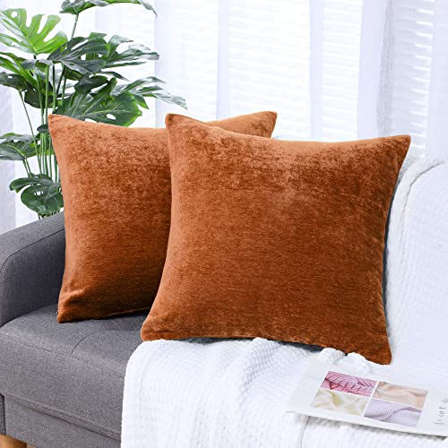Housse de coussin chenille imperméable contre les taches de café - 3