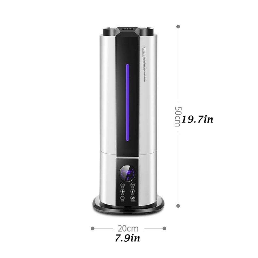 Humidificadores para Dormitorio, humidificadores para Dormitorio Humidificador de Aire de pie Funcionamiento silencioso, Apagado automático y función de luz Nocturna