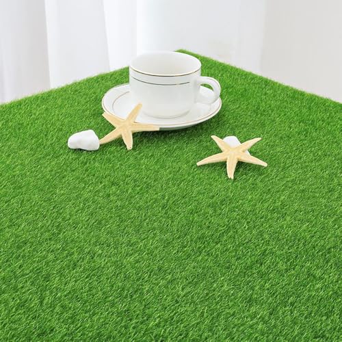 4 Pièces Herbe De Mousse Miniature 15 x 15 Cm Mini Simulation Gazons – vue 4