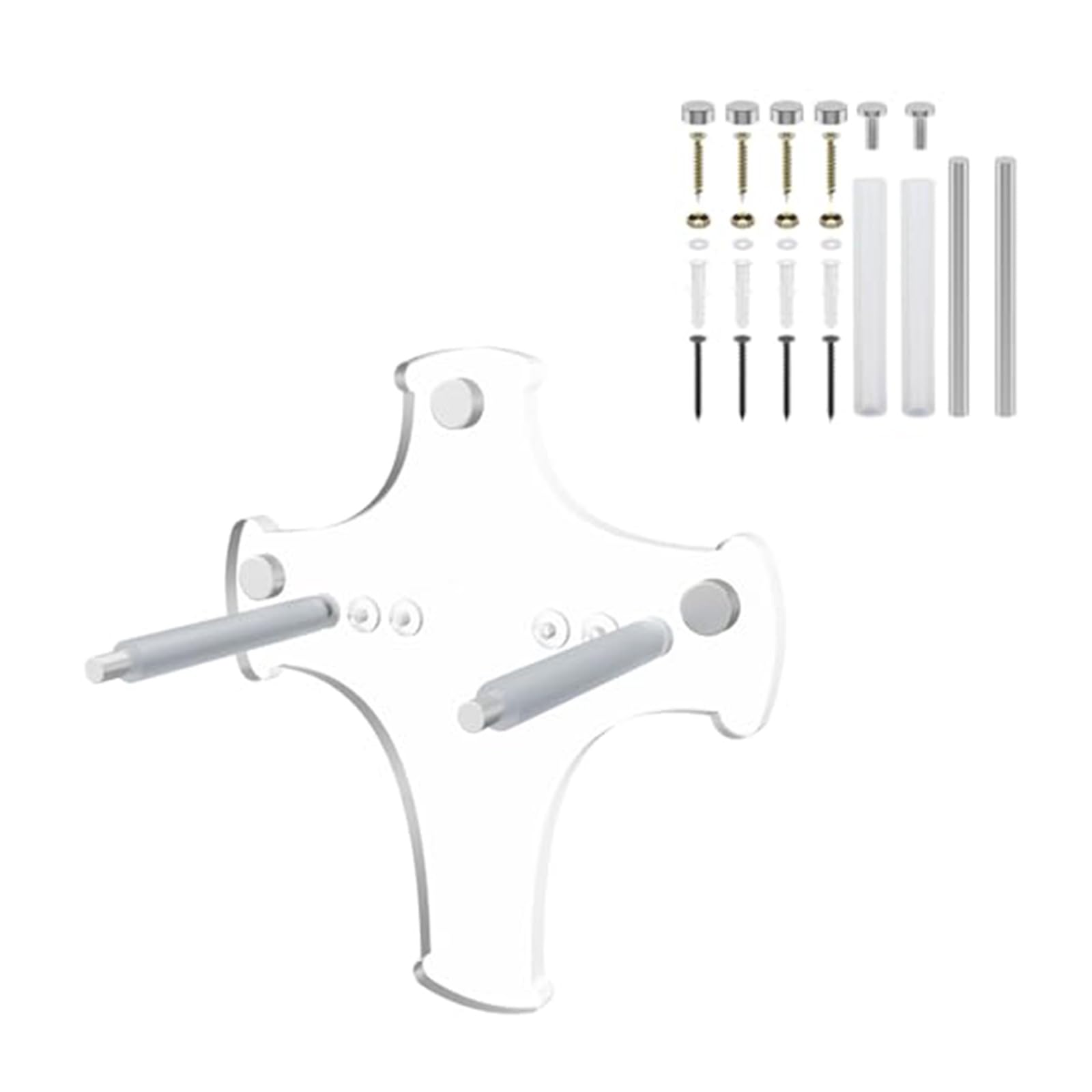 Buxuaaaa Clear Acrylic Swords Rack for Home Decoration Sturdy Design Easy Installion Swords Mount