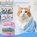 DuckSky 5Pcs Cat Towels Microfiber Pack Bulk, 29.5 x 13.77 inch Quick Drying Absorbent Pet Puppy Towels for Pet Kitten Grooming，Hair Drying Small Puppy Dog，Bathing Shower for pet Hair Dryer Box