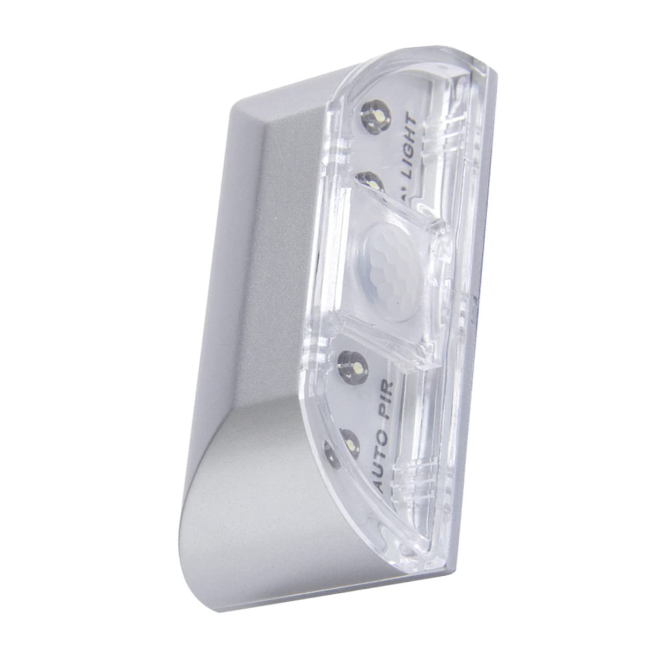 HOMSFOU 4 Pz Piccola Lampada Da Parete Piccola Luce Notturna Sensore Di Luce a Infrarossi Lampada Sensore a Infrarossi Da Notte Silver