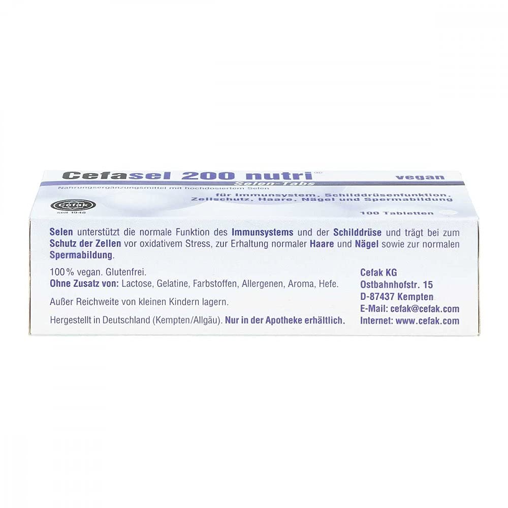 Cefasel 200 nutri Selen-Tabs, 100 St. Tabletten
