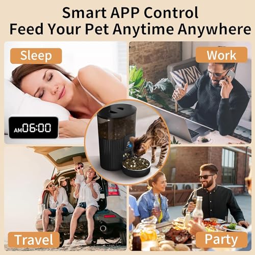 Papifeed CACTUS FEEDER-WIFI Automatic Cat Feeder, Wifi Pet Feeder For Cat/Dog Compatible thumb #4