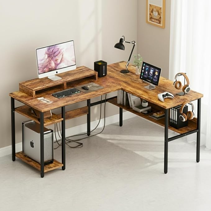 テーブル・机 Igors new desk JIN OFFICE Gaming Desk Z-Shaped Legs | Computer Table with Carbon