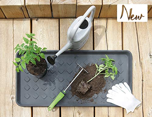 Strehknewen 3er Set Schuhabtropfschalen - Praktische Schuhwannen Für Drinnen & Draußen, 35×27,5×3cm, Schwarz