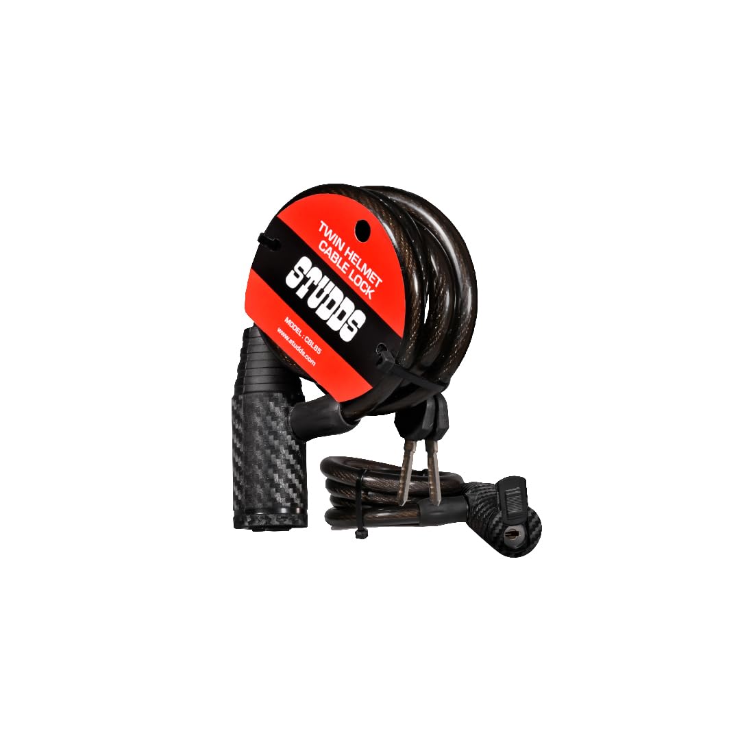 Studds Helmet Cable Lock with Wave Keys & Weather-Proof (CBL85)-image-43